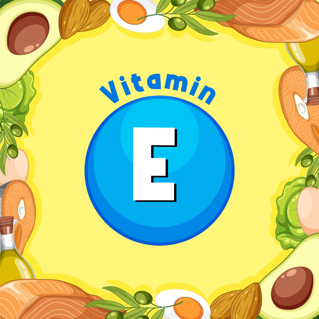 Vitamin E – Antioxidant Shield for Eyes & Skin