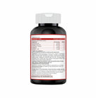 Supplement bottle with label on a white background