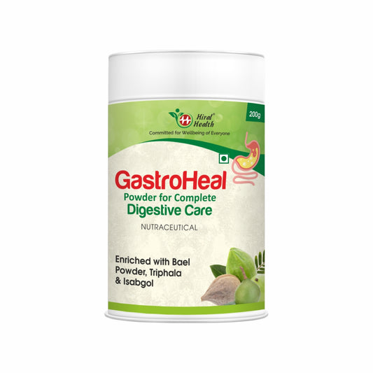 Gastroheal Powder - Advanced Digestive Powder - Isabgol (Psyllium Husk), Bael Powder, Triphala - 200 gm Pack