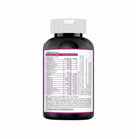 Supplement bottle with a detailed label on a white background