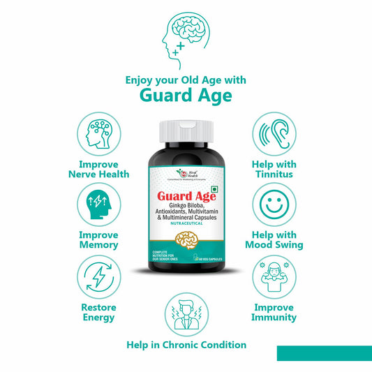 Guard Age Capsule - Advanced Senior Citizen Supplement - Improve Memory, Boost Energy, Support Immunity