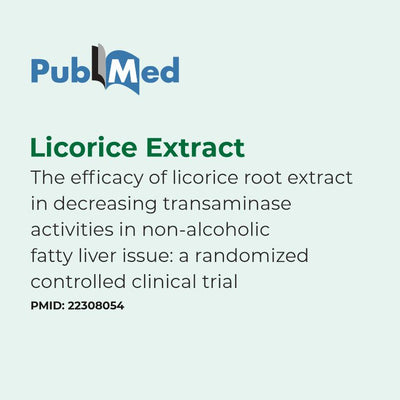 PubMed abstract for licorice extract study on non-alcoholic fatty liver disease