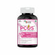 PCOS supplement bottle with pink label on a white background