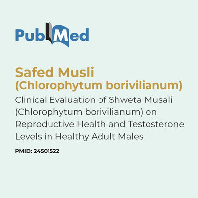 PubMed study on Safed Musli and its effects on reproductive health.