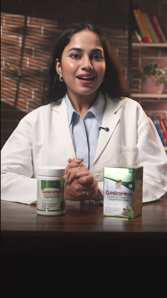 Gastroheal Powder - Advanced Digestive Powder - Isabgol (Psyllium Husk), Bael Powder, Triphala - 200 gm Pack