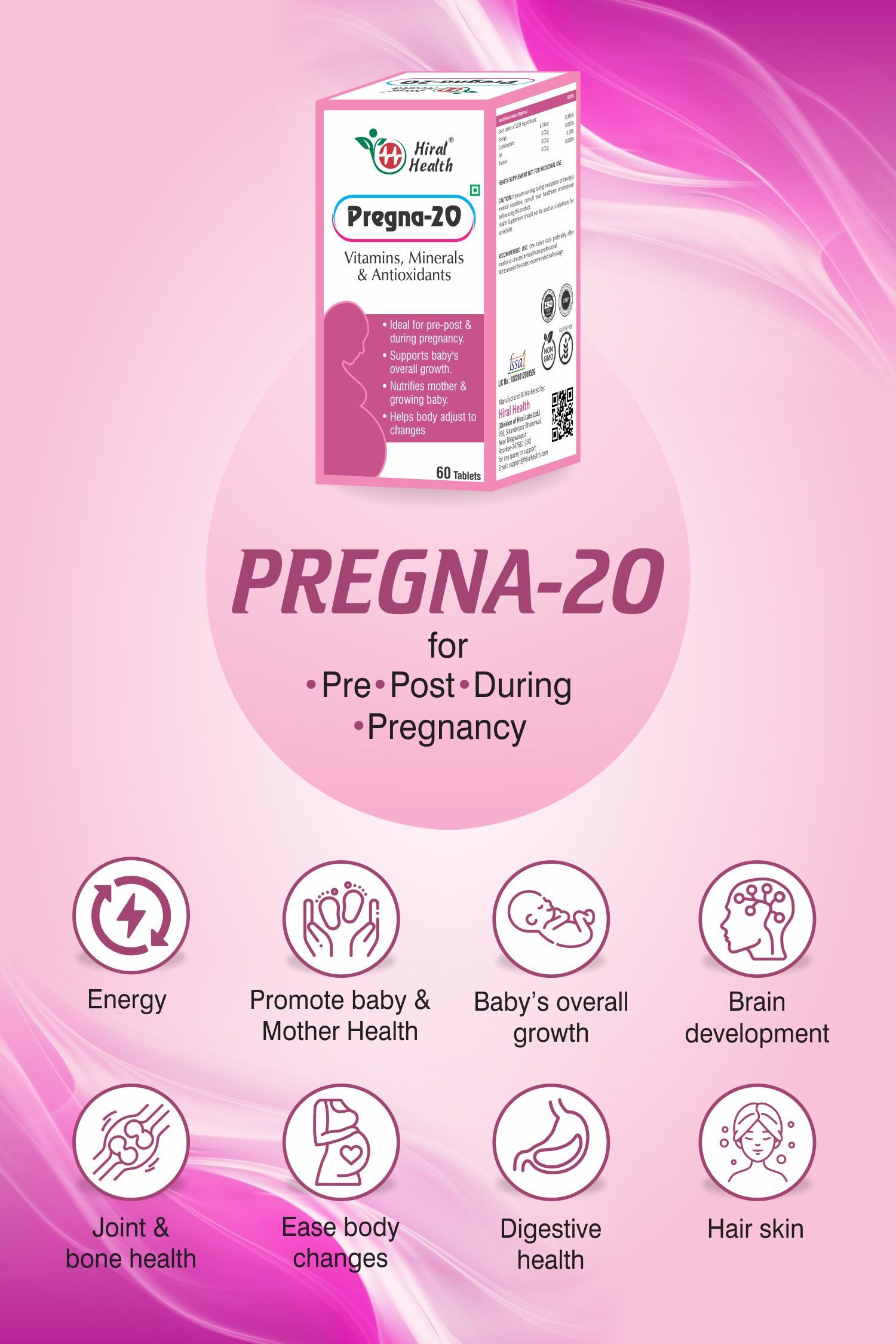 Pregna-20 benefits