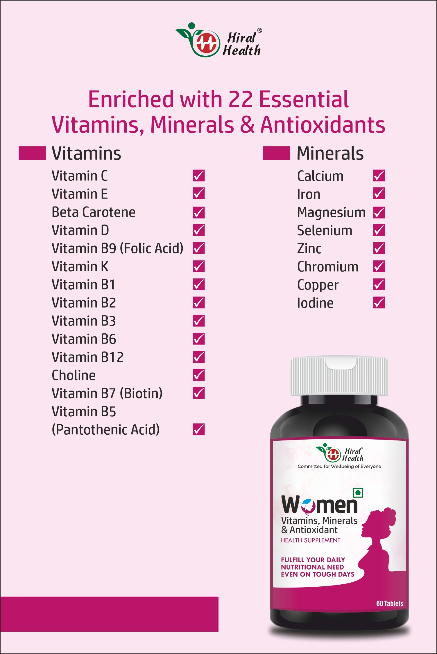 women multivitamin vitamins, minerals antioxidant overall health, women health,